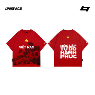 Áo thun local brand By UniSpace tay lỡ form rộng unisex nam nữ Freedom