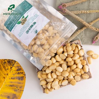 500Gr Nhân macca vỡ đôi sấy chín . Có hồ sơ công bố, xuất hóa đơn công ty đầy đủ