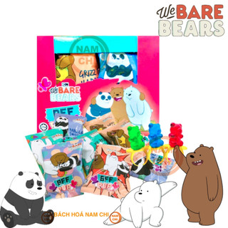 Kẹo nhẫn gấu bff pop we bare bears 3 con gấu 10g