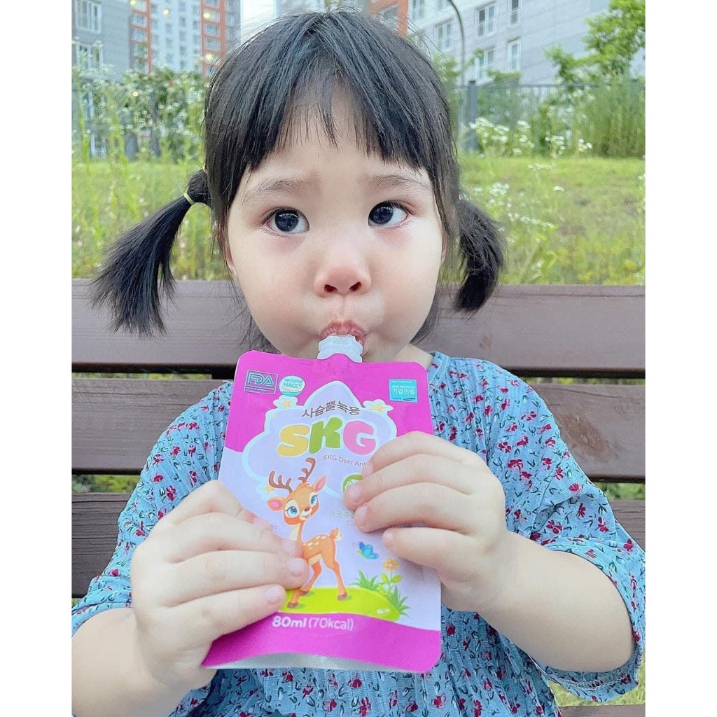 Gạc Hươu Non SKG giúp bé ăn ngon, tăng cân, tăng đề kháng, thông minh