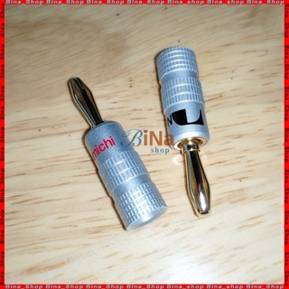 Jack bắp chuối mạ vàng 4mm cao cấp