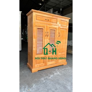 TỦ ĐỰNG GIẦY GỖ THÔNG CAO CẤP - NGANG 1M2