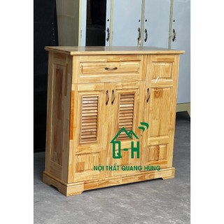 TỦ ĐỰNG GIẦY GỖ THÔNG CAO CẤP - NGANG 1M2