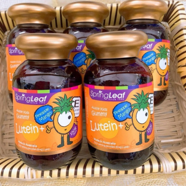 Gummy bổ mắt cho bé lutein spring leaf