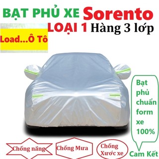 Bạt Che Phủ Xe Kia Sorento Cao Cấp (bạt 3 lớp Tráng Nhôm, chống xước)