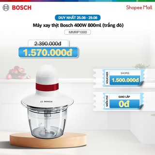 Máy xay thịt bosch mmrp1000 400w 800ml - hàng chính hãng