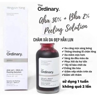 Thanh tẩy da The Ordinary AHA 30% + BHA 2% Peeling Solution