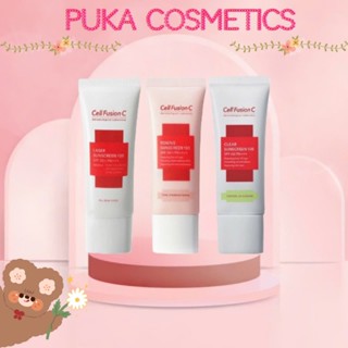 Kem Chống Nắng Nâng Tông Trắng Hồng Cell Fusion C Toning Sunscreen 100 SPF50+ PA++++ 50ml - PUKA STORE