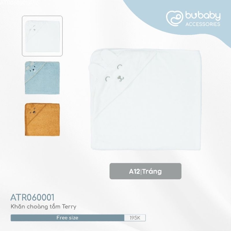 [Bubaby] Khăn choàng tắm cho bé