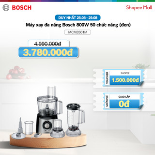 Máy xay đa năng bosch mcm3501m 800w 50 chức năng - hàng chính hãng