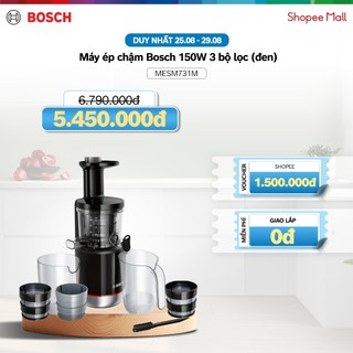 Máy ép chậm bosch mesm731m 150w 3 bộ lọc - hàng chính hãng