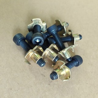 Ốc lục giác chìm kèm tán chấu bắt loa M5 (20 bộ)