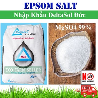 Combo 2 kg muối epsom đức mgso4 99% spa - tắm - tẩy tế bào