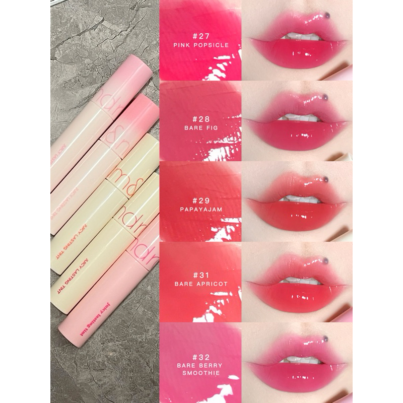[CHÍNH HÃNG] Son kem Tint Bóng Hàn Quốc Romand Juicy Lasting Tint 5.5g | BigBuy360 - bigbuy360.vn
