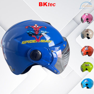  Nón bảo hiểm trẻ em BKtec BK14 - Dành cho bé từ 5 đến 10 tuổi bé nặng dưới 30kg Vòng đầu từ 52-54cm Bảo Hành 12 tháng 