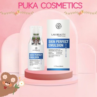 Sữa dưỡng Rong Nho Nhật Bản Las Beauty truyền trắng dưỡng da căng bóng Skin Perfect Emulsion 50ml - PUKA
