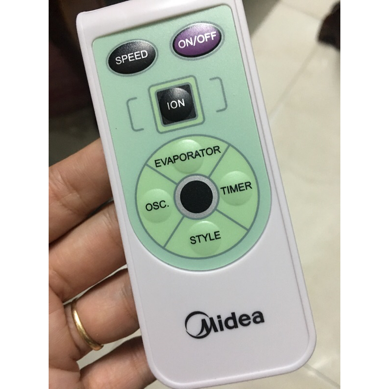 Remote quạt hơi nước Midea AC100-U, AC120-16AR, AC120-15F, AC200-17JR,AC200-19W