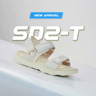 Giày Sandal SYNDER Nam Nữ SD2-T Màu BE FULL Đế Bằng [  TẶNG CHAI VỆ SINH GIÀY ]