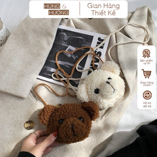 Túi Gấu Đeo Chéo Mini Họa Tiết Hoạt Hình Xinh Xắn Cho Bé Trai & Bé Gái [ Hùng Hường Kids ]