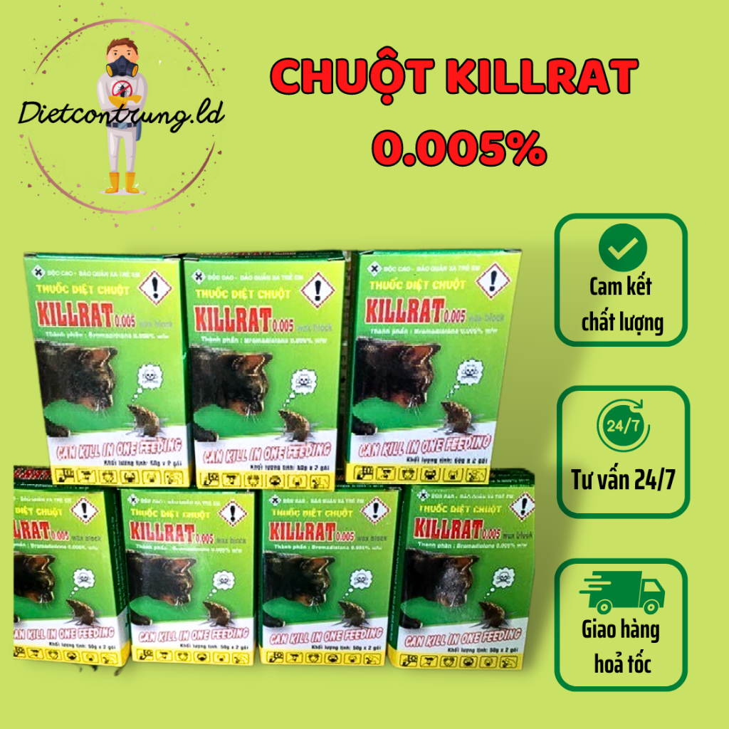Bả diệt chuột killrat - 2goi