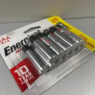 Pin AAA Energizer alkaline LR03 E92 BP-8+4 ( vỉ 12 viên )