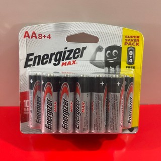 Pin AA  Alkaline 1.5v Energizer E91/LR6 (Xuất xứ Singapore) Loại vỉ 12viên
