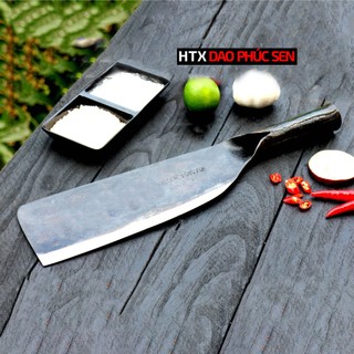 Dao chặt gà 01 HTX DAO PHÚC SEN SCG1 hàng chuẩn rèn thủ công độ bền cao 22cm