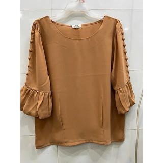 Áo kiểu nữ chất lụa hàn cao cấp free size 50-65kg
