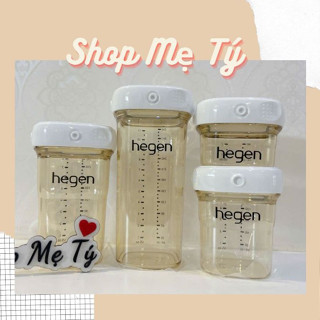 (TÁCH SET) Bình trữ sữa và thức ăn cho bé Hegen PPSU 60ml/ 150ml / 240ml (kèm nắp trắng)