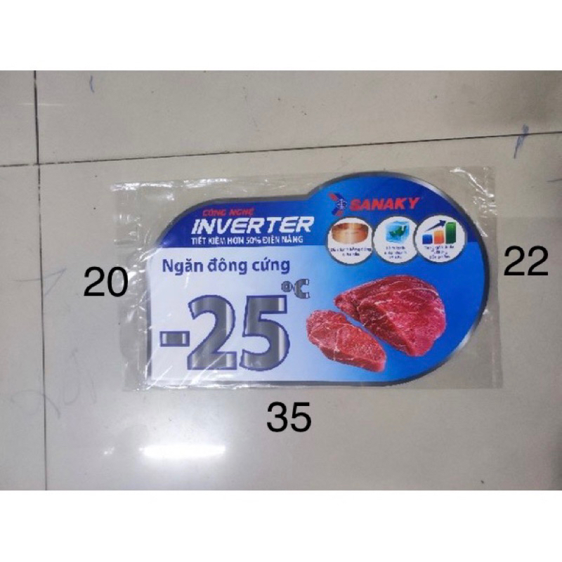 tem dán tủ đông