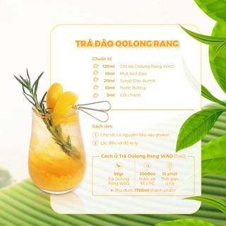 Trà Oolong Rang WAO (1kg) pha trà sữa oolong nướng đậm vị cực thơm