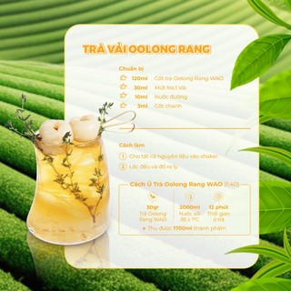 Trà Oolong Rang WAO (1kg) pha trà sữa oolong nướng đậm vị cực thơm