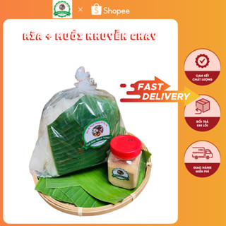 (chay được) Combo 0.5kg rìa phơi sương + 100gr muối nhuyễn cay Tây Ninh