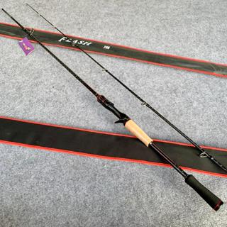 [SALE GIẢM GIÁ] Cần câu lure ngang Monster Plash độ cứng M carbon xoắn X - cần lure giá rẻ