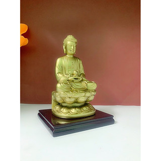 Tượng phật A Di Đà màu đồng 11 cm