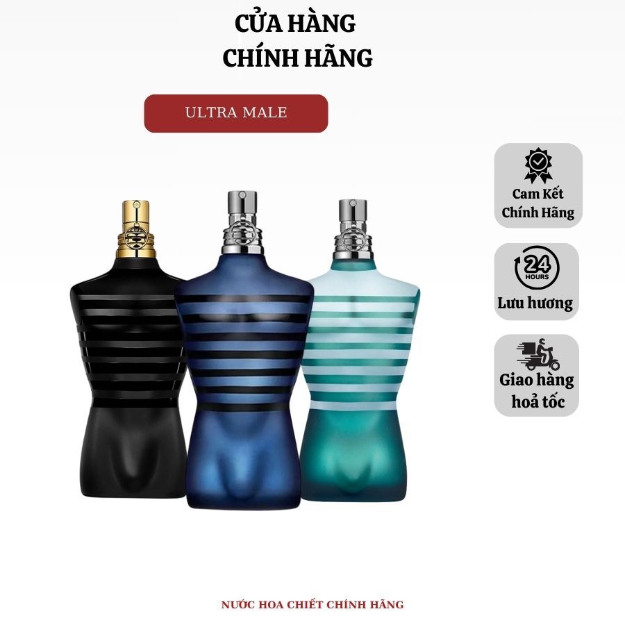 [ Chính Hãng ] Nước Hoa Nam Ultra Male - Le Male Le - Jean Paul 105ml - Full Box | Tom Perfume