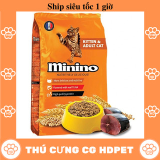 Thức Ăn Hạt Khô Minino Vị Cá Ngừ Cho Mèo Mọi Lứa Tuổi 480g
