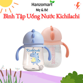 Bình nước / Bình uống nước nhựa PP chống sặc Kichilachi 220ml/ 240ml/ 300ml