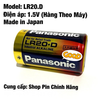 Pin Đại Panasonic LR20.D Alkaline Industrial Dung Lượng Cao Made in Japan