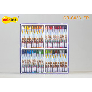 Bút Màu Sáp Thiên Long Colokit 36 Màu Chính Hãng