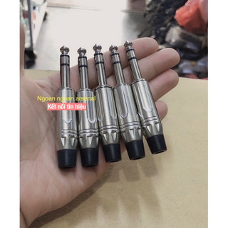 Jack 6 ly (Jack 6.5) ste stereo nhập khẩu hãng LS. Báo giá 1 jack không có dây