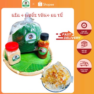 combo 500gr rìa phơi sương + 100gr sate cay+ 100gr muối tôm nhuyễn loại 1 Tây Ninh
