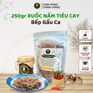  Chà bông nấm cay - Bếp Gấu Ca Khô ruốc nấm tiêu cay thơm ngon 