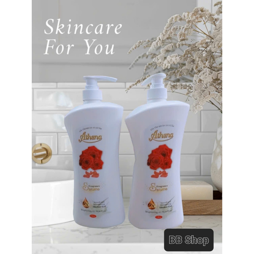 Sữa Tắm Mịn Da Và Giữ Ẩm Athena (Goat's Milk Flavour)