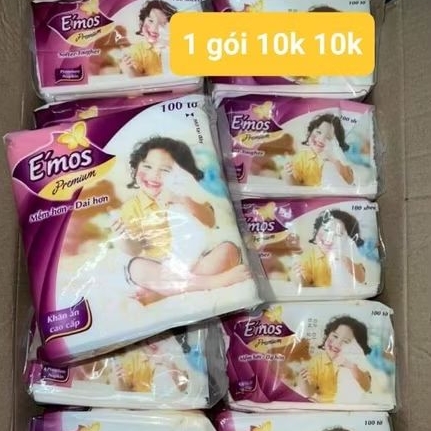 KHĂN GIẤY CAO CẤP E'MOS PREMIUM ( SALE 10K )