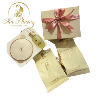 Hộp phấn nước whoo vàng luxury golden cushion glow spf50/pa+++