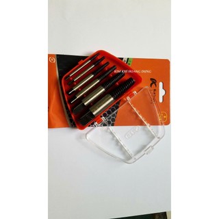 Bộ 6 đầu vặn vít gãy , tháo ốc gãy , lấy vít gãy 3-22mm KAPUSI chính hãng