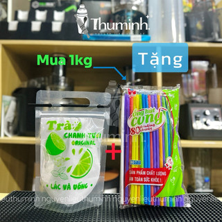 500g túi zip đựng trà chanh 600ml size 15x22cm