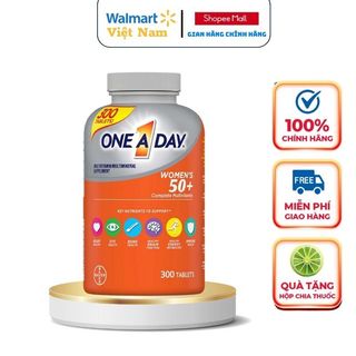 Viên uống One a day women 50+ 300 viên Kirkland Signature của Mỹ bổ sung vitamin, dinh dưỡng cho phụ nữ trên 50 tuổi