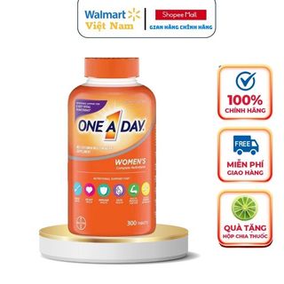 Vitamin tổng hợp nữ Kirkland Signature One a day women 300 viên của Mỹ bổ sung vitamin, giúp dẹp da, tăng cường trí nhớ